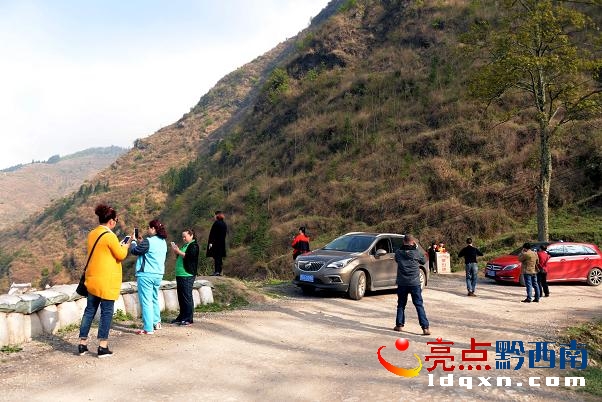 游客在“24道拐”盤山公路體驗(陳亞林攝影).JPG